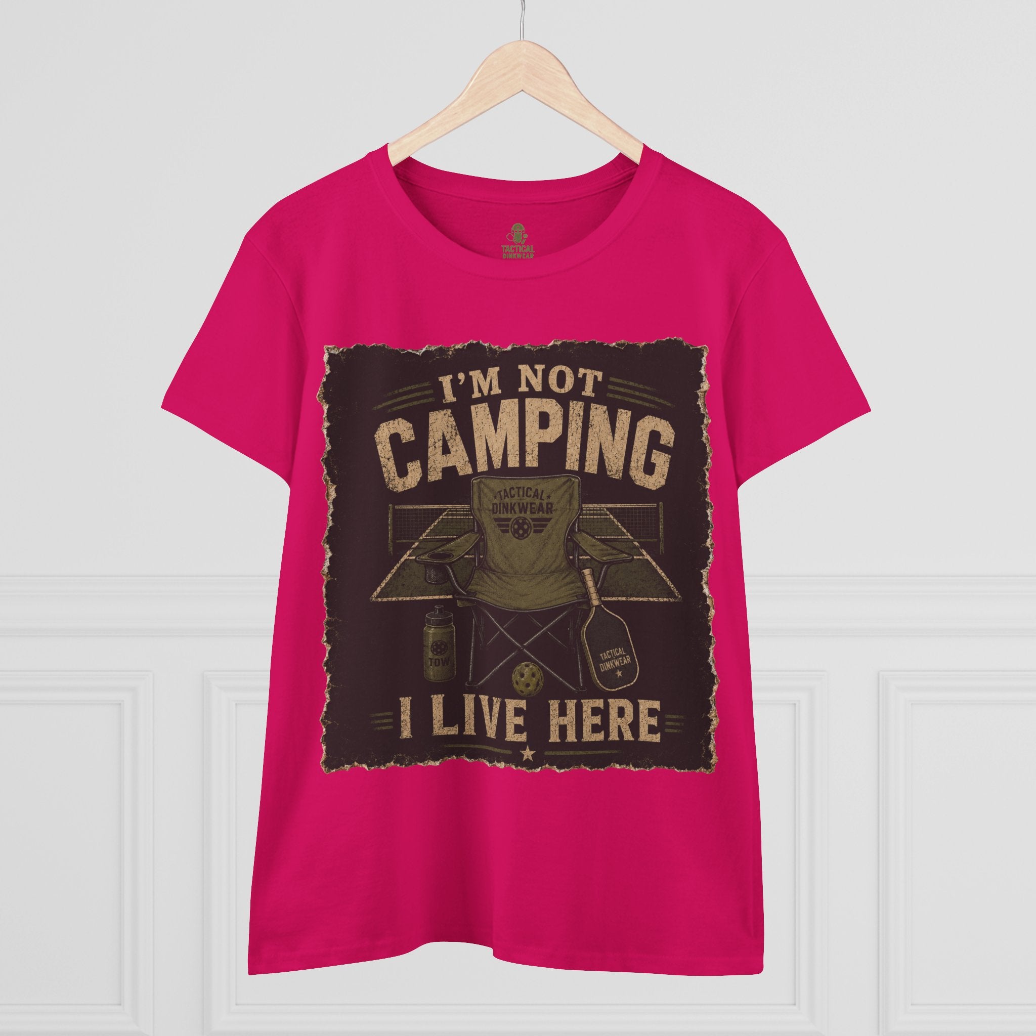 Kitchen Camper – I’m Not Camping, I Live Here Core Women’s Tee
