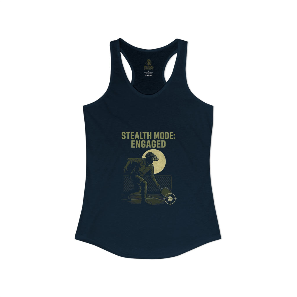 Stealth Mode Engaged Racerback Tank