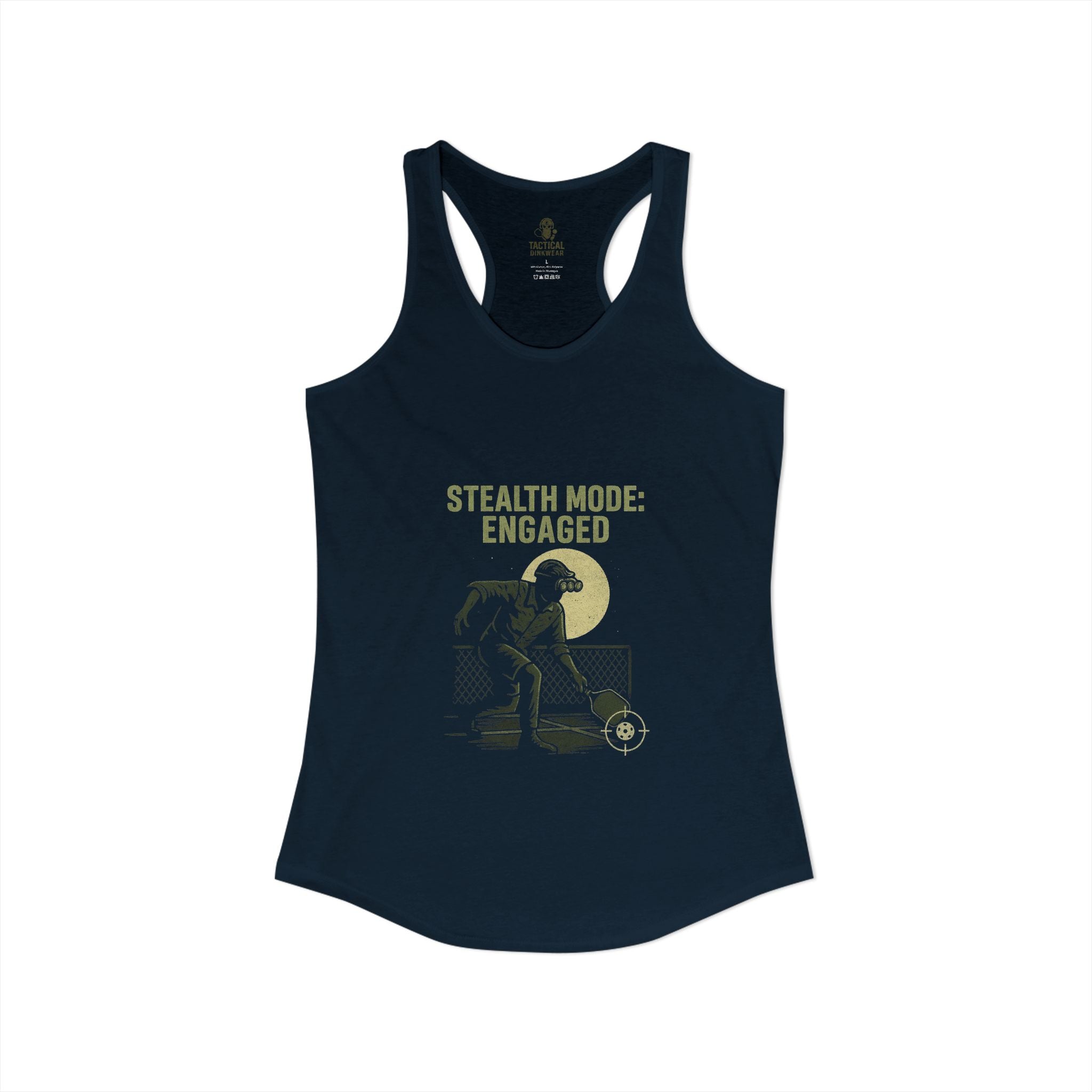 Stealth Mode Engaged Racerback Tank