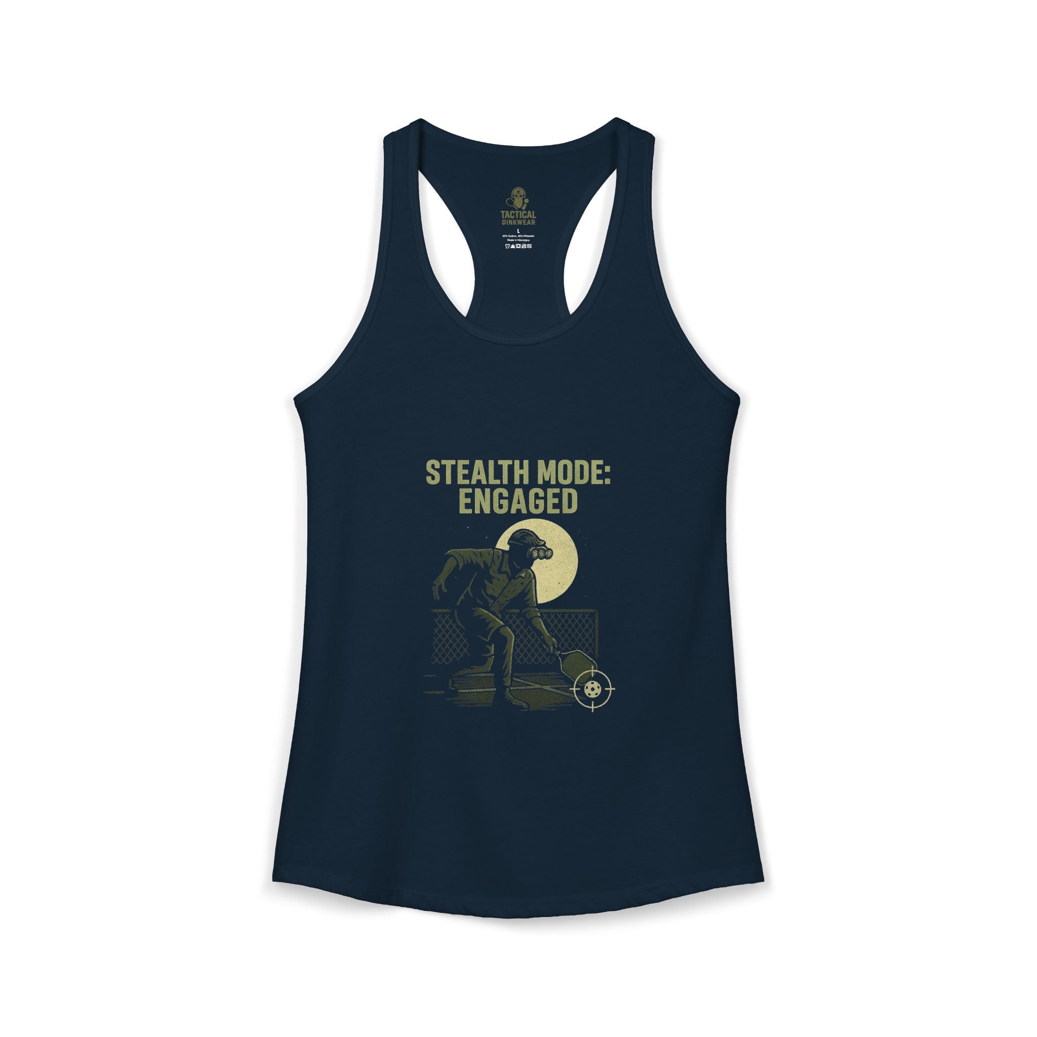 Stealth Mode Engaged Racerback Tank