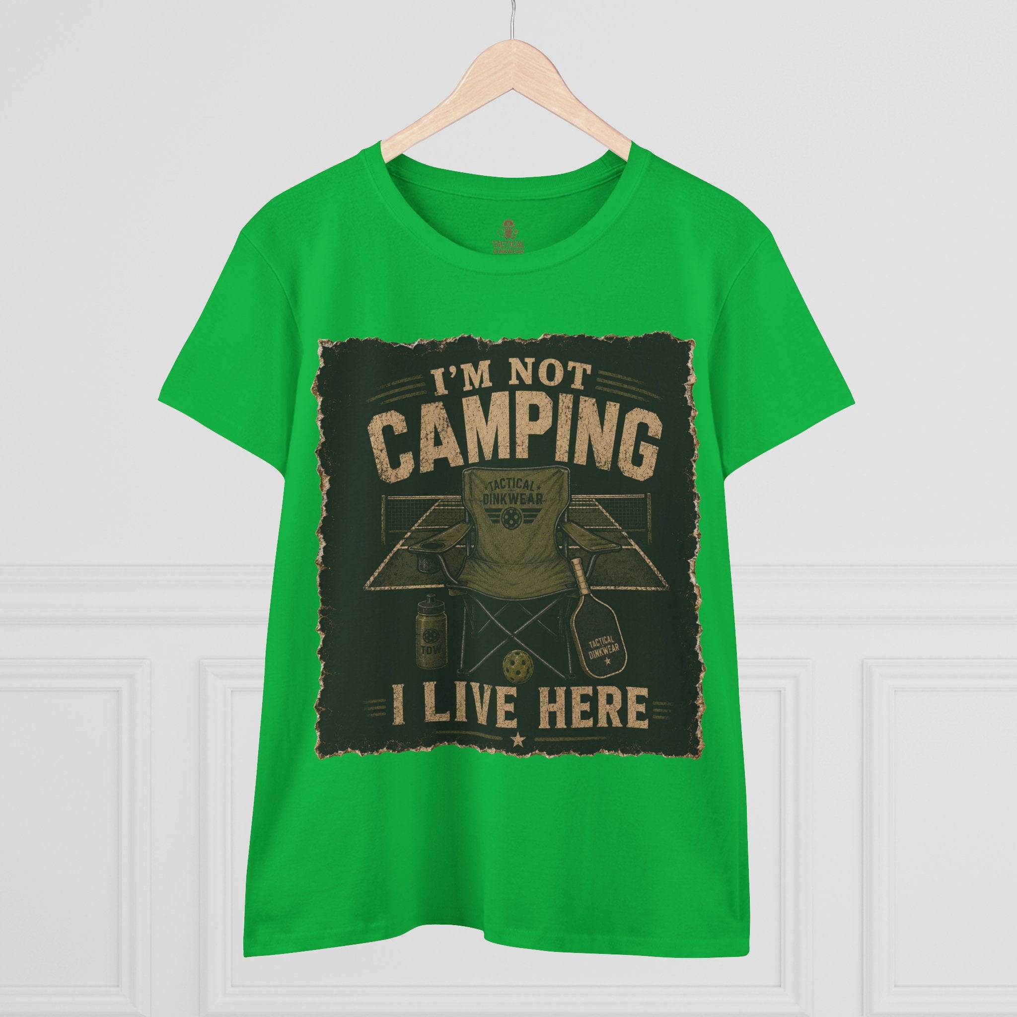 Kitchen Camper – I’m Not Camping, I Live Here Core Women’s Tee