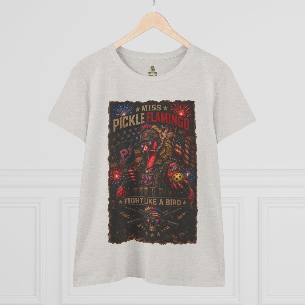 Miss Pickle Flamingo The Patriot Core Women’s Tee