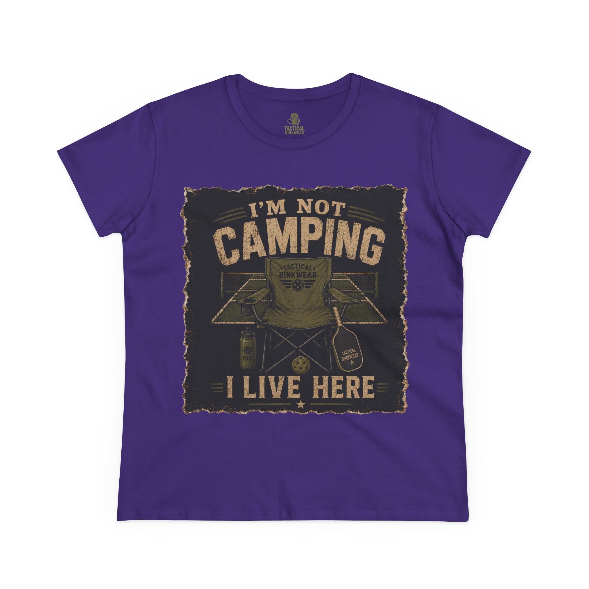 Kitchen Camper – I’m Not Camping, I Live Here Core Women’s Tee