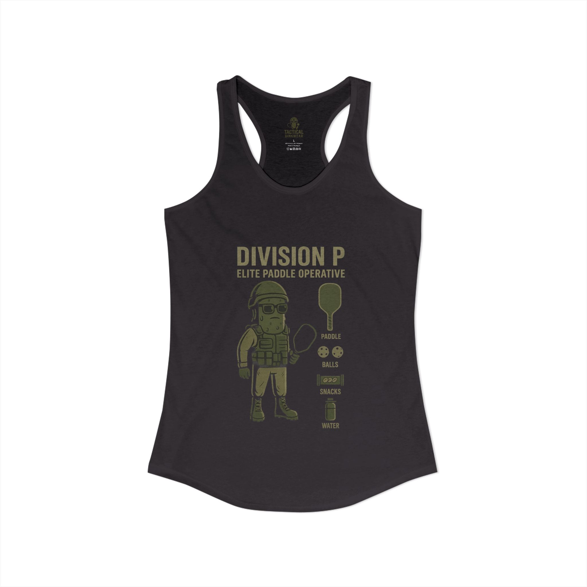DIVISION P Elite Paddle Operator Racerback Tank