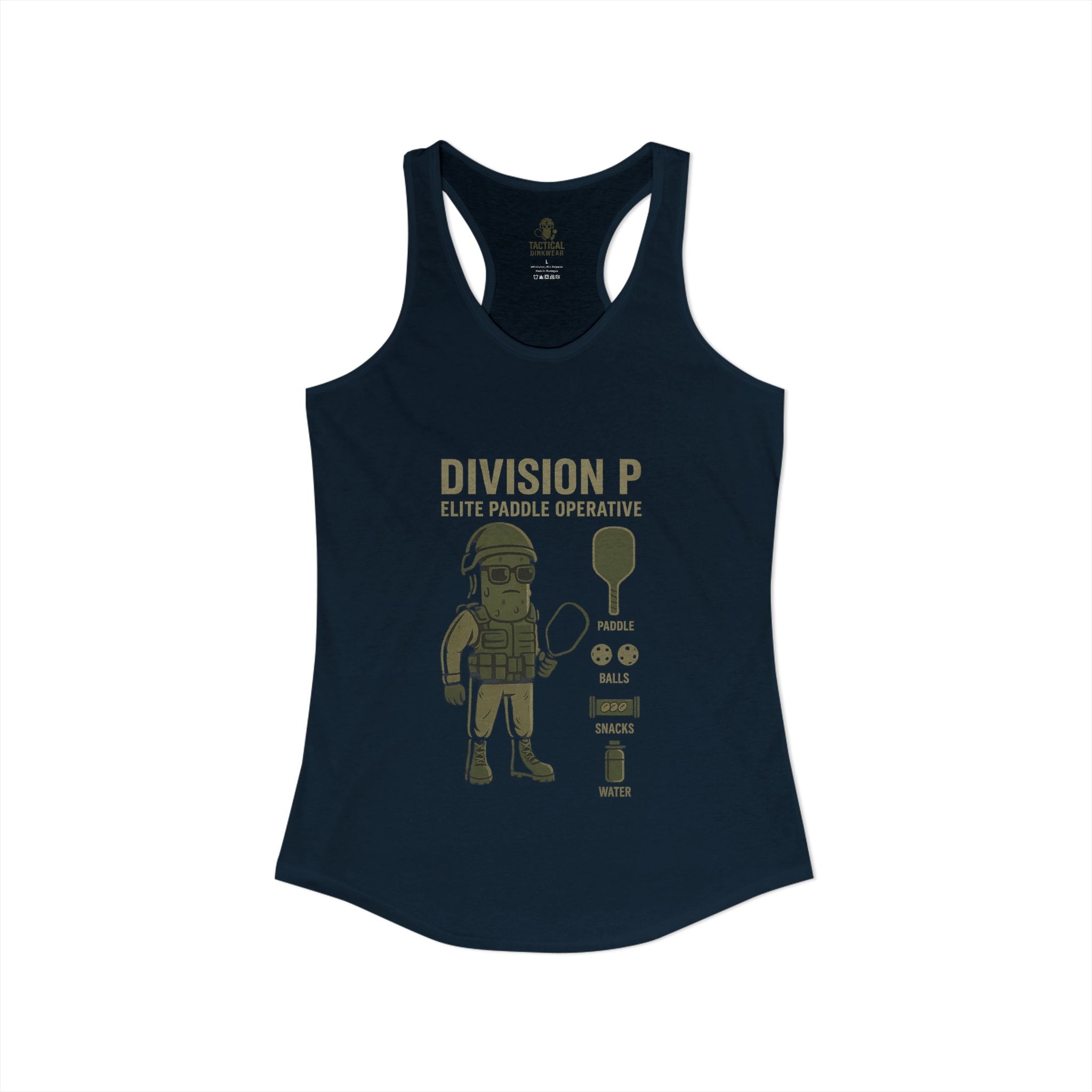 DIVISION P Elite Paddle Operator Racerback Tank