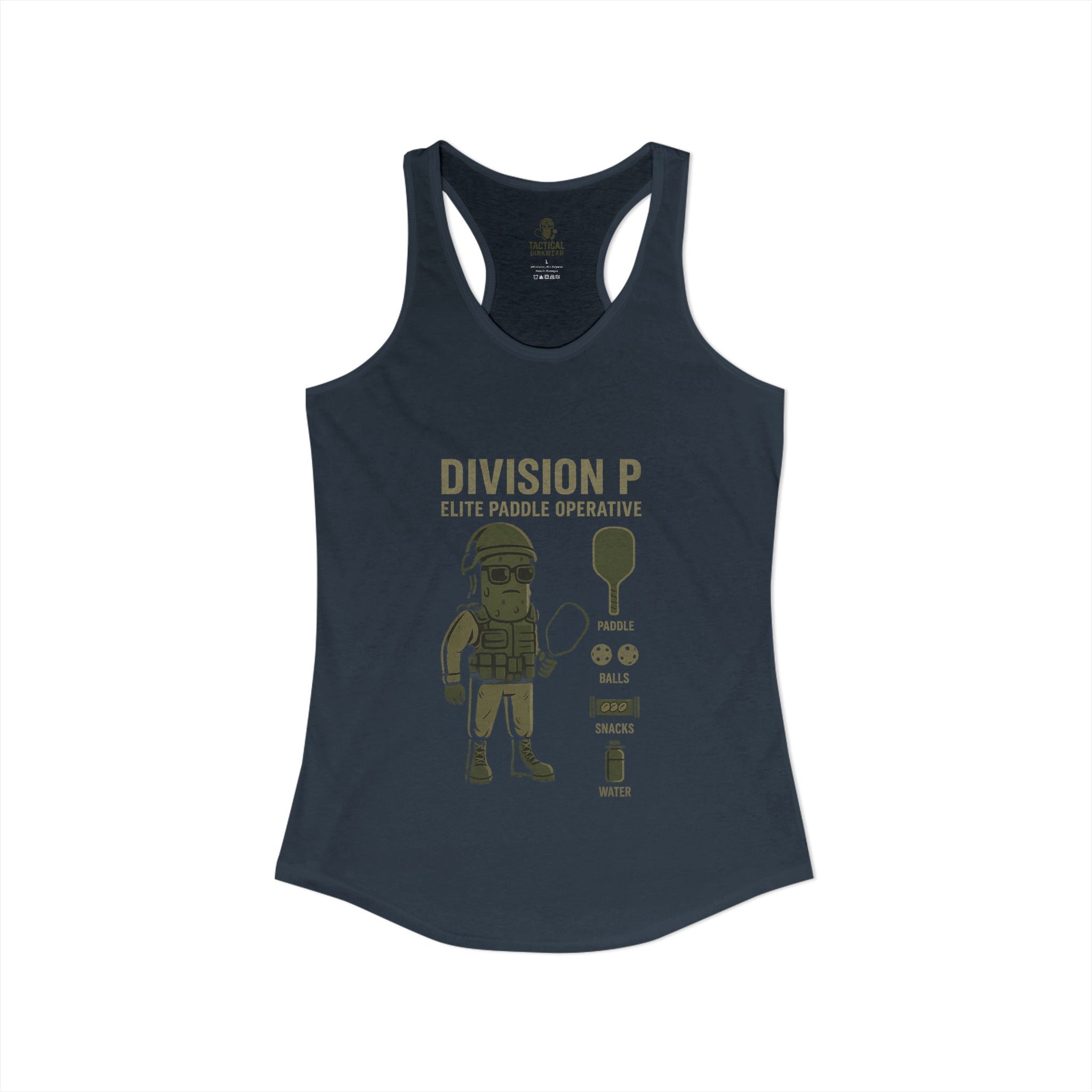 DIVISION P Elite Paddle Operator Racerback Tank