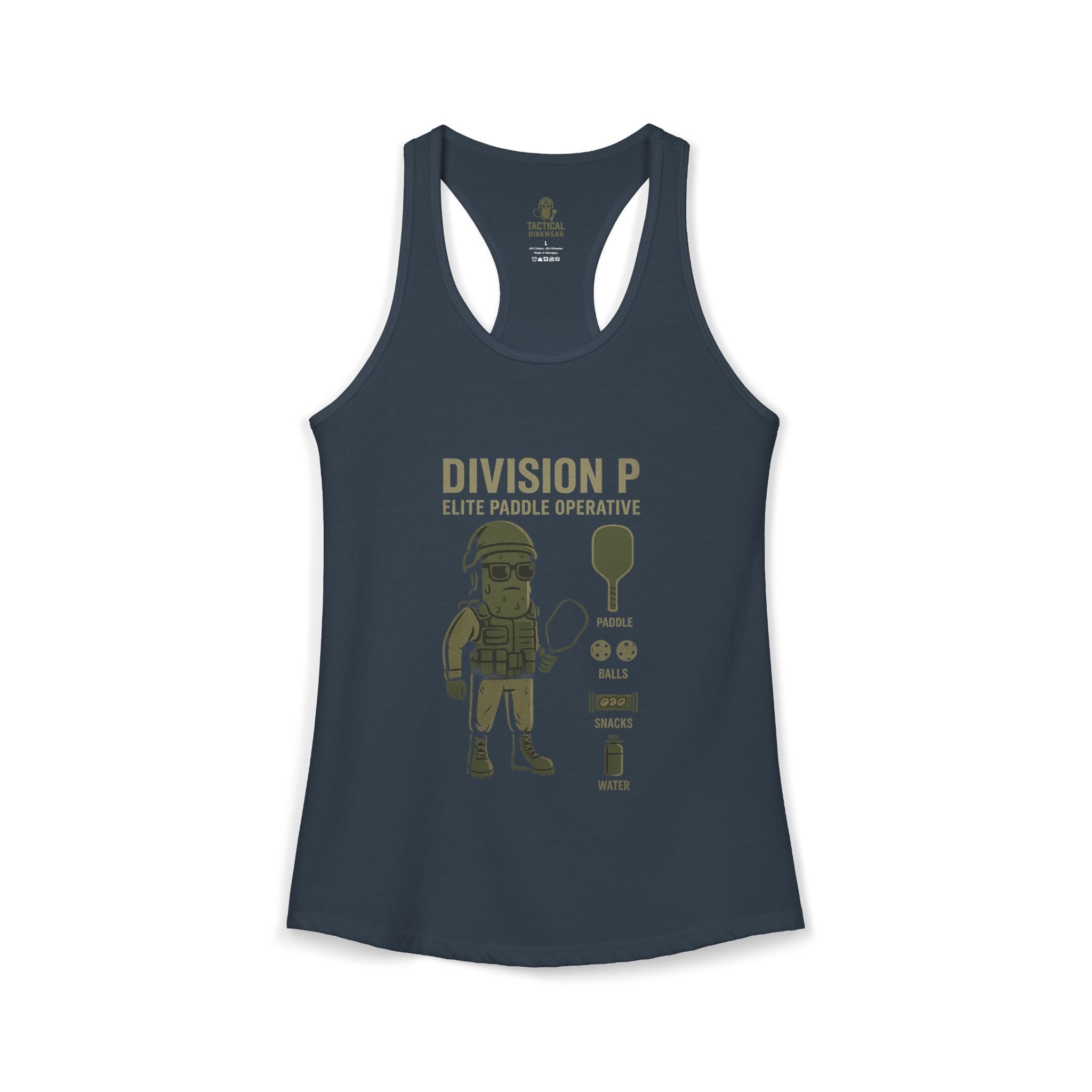 DIVISION P Elite Paddle Operator Racerback Tank