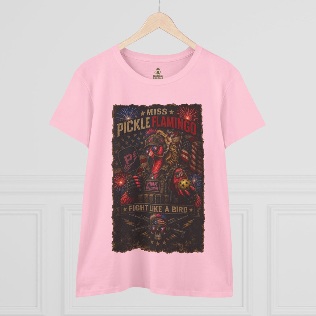 Miss Pickle Flamingo The Patriot Core Women’s Tee