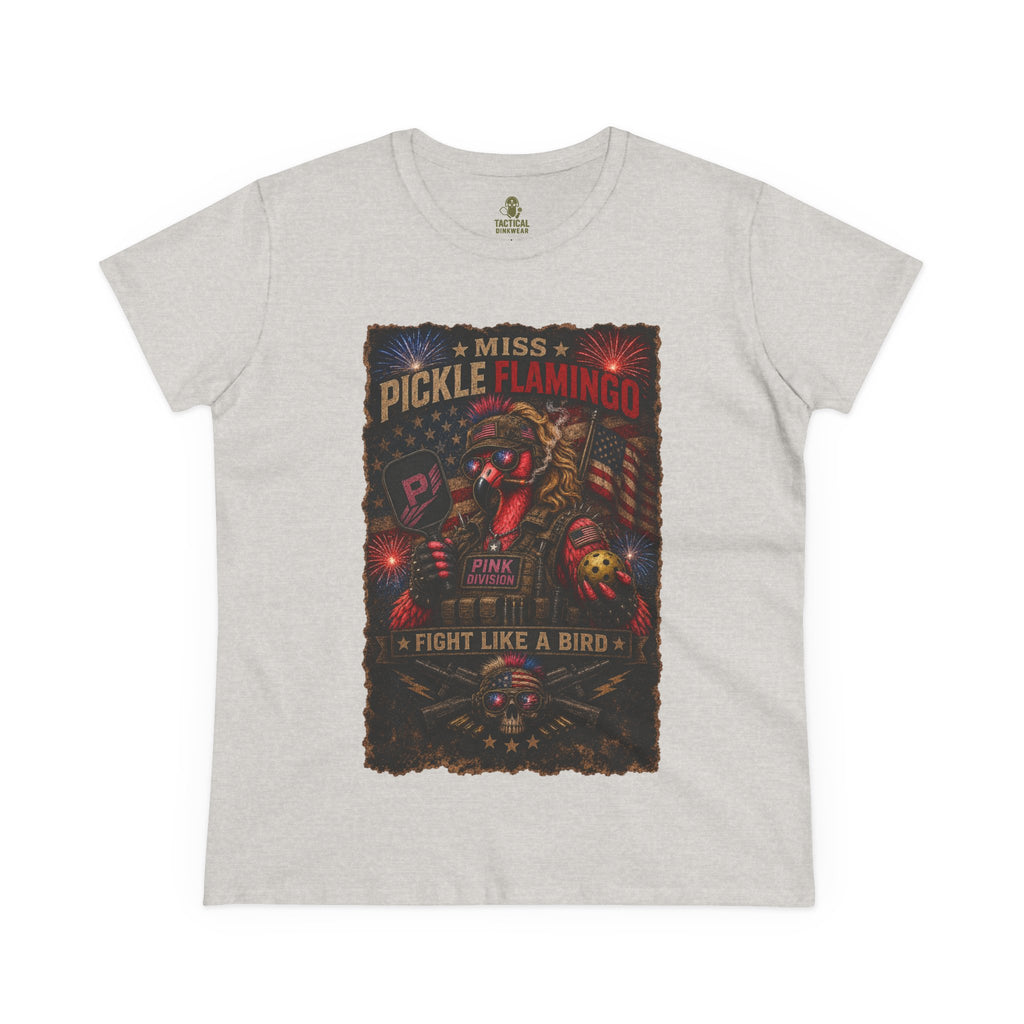 Miss Pickle Flamingo The Patriot Core Women’s Tee