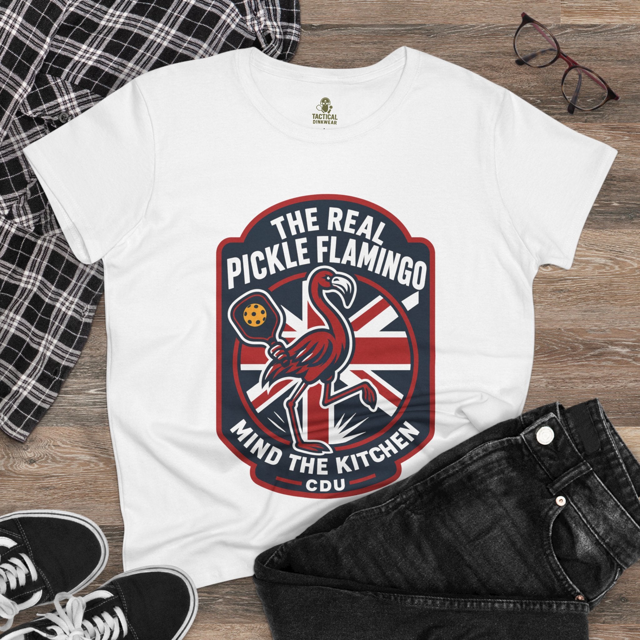 The Real Pickle Flamingo Core Women’s Tee