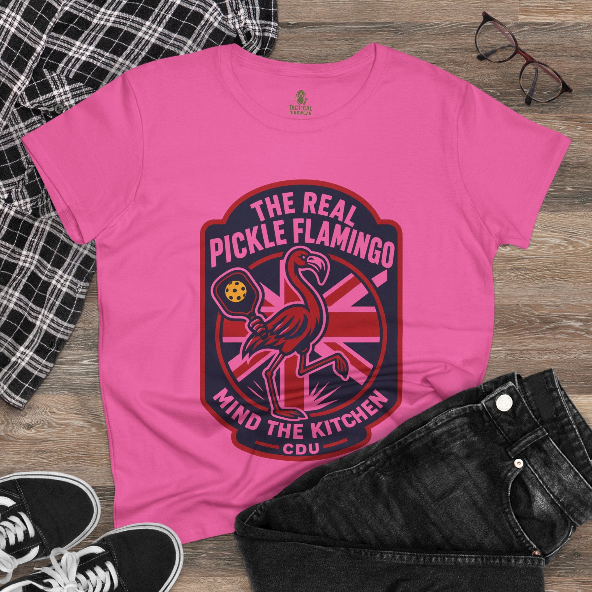 The Real Pickle Flamingo Core Women’s Tee