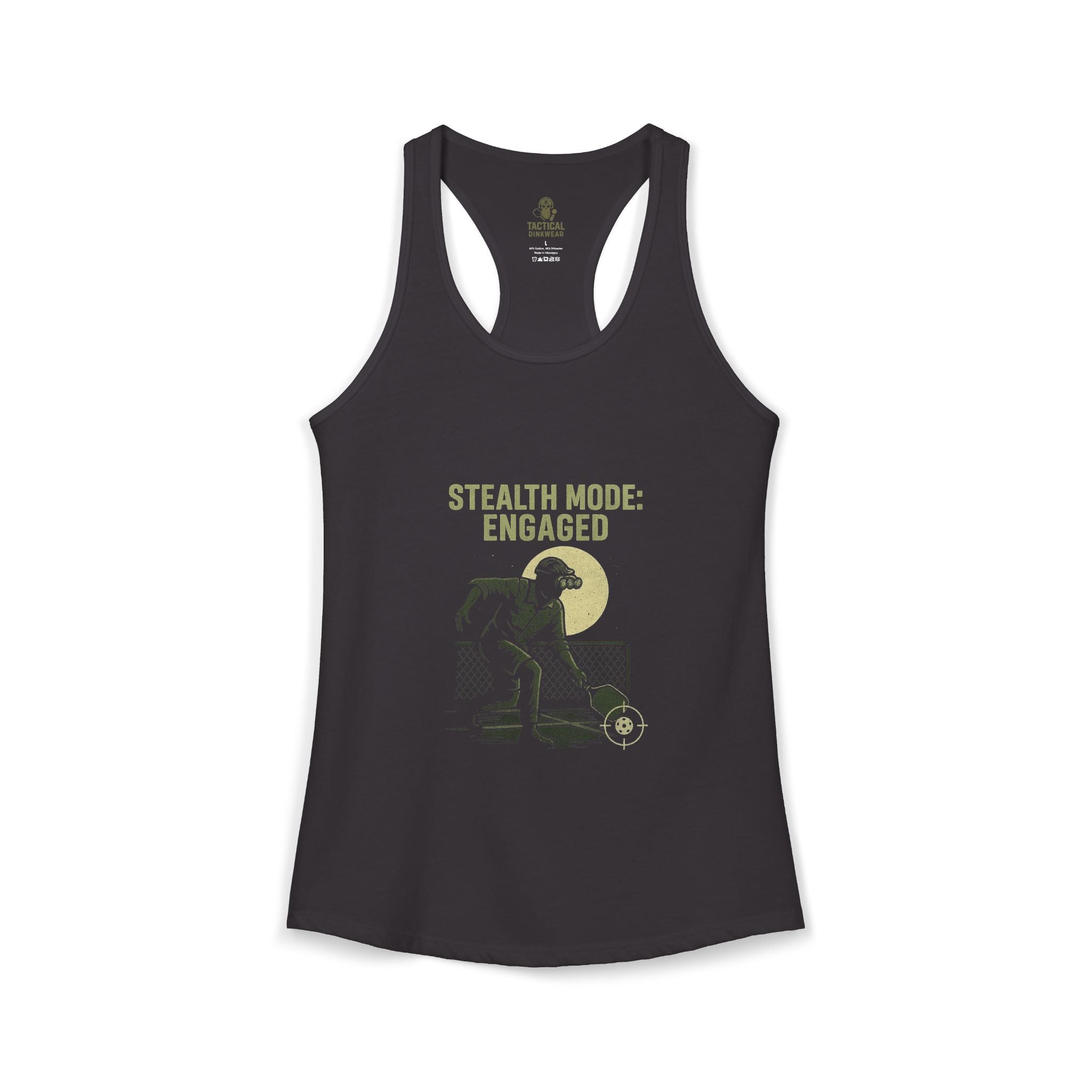 Stealth Mode Engaged Racerback Tank