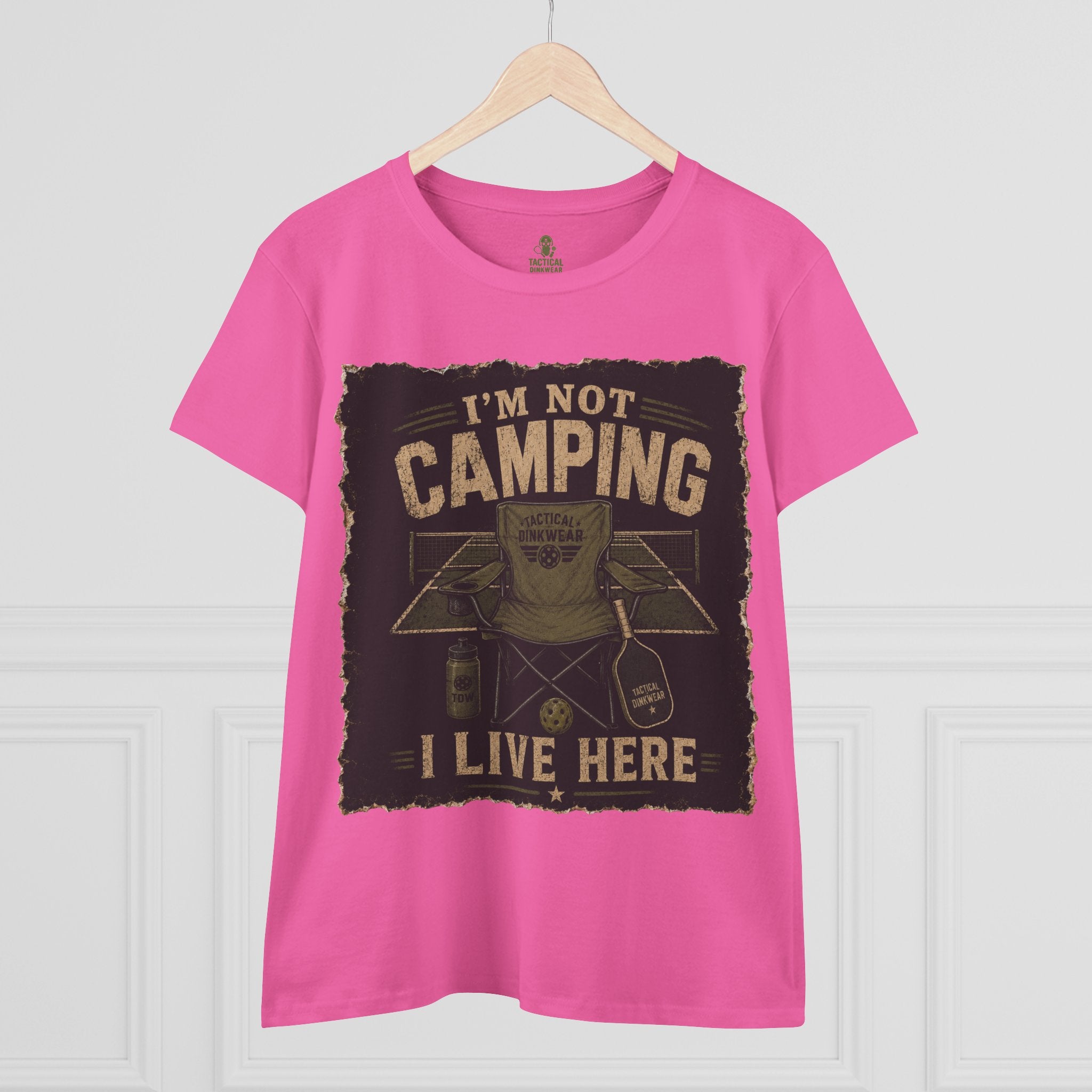 Kitchen Camper – I’m Not Camping, I Live Here Core Women’s Tee