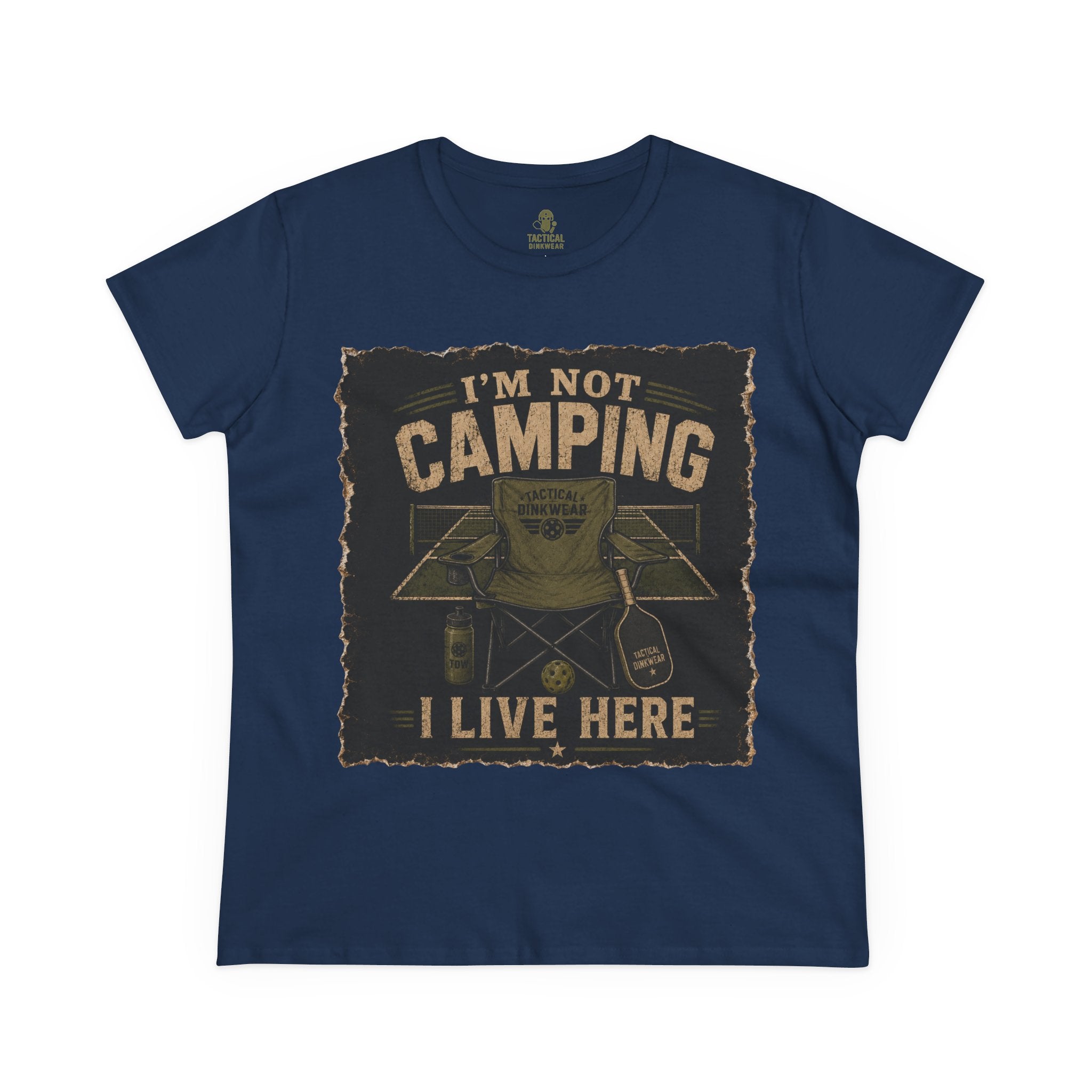 Kitchen Camper – I’m Not Camping, I Live Here Core Women’s Tee
