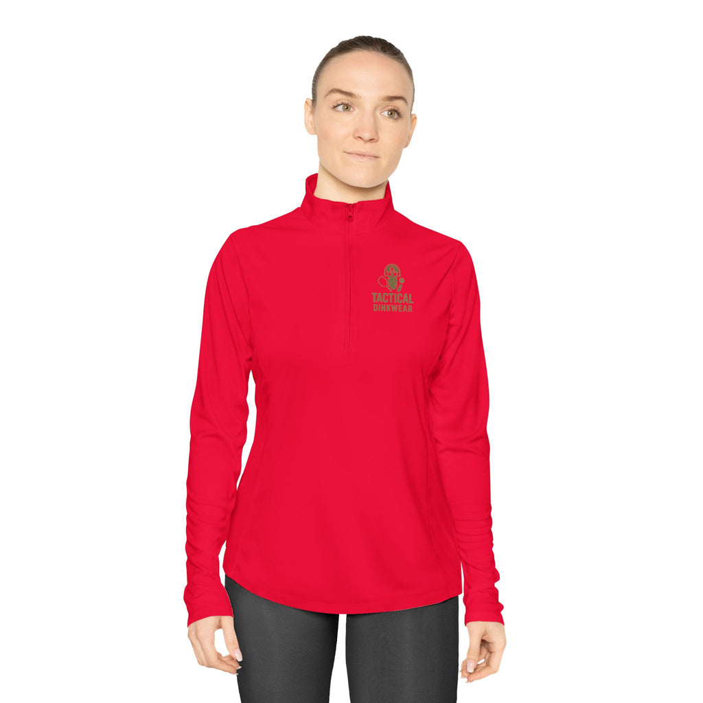 Tactical Dinkwear Ladies Quarter-Zip Pullover