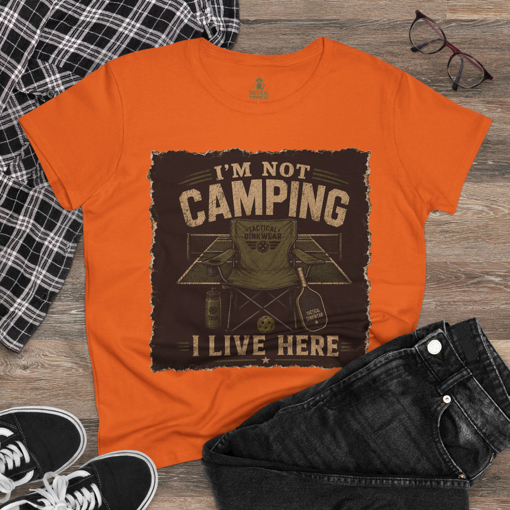 Kitchen Camper – I’m Not Camping, I Live Here Core Women’s Tee