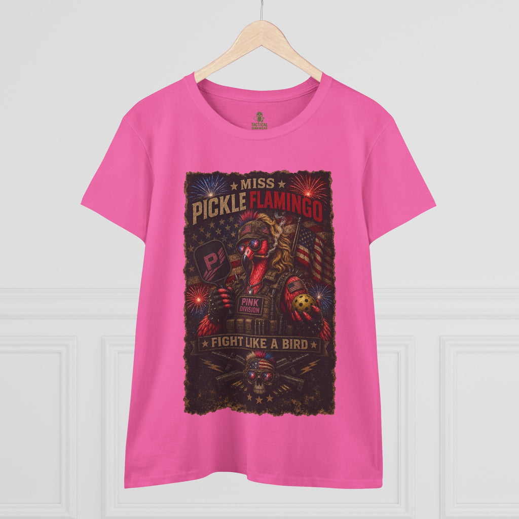 Miss Pickle Flamingo The Patriot Core Women’s Tee