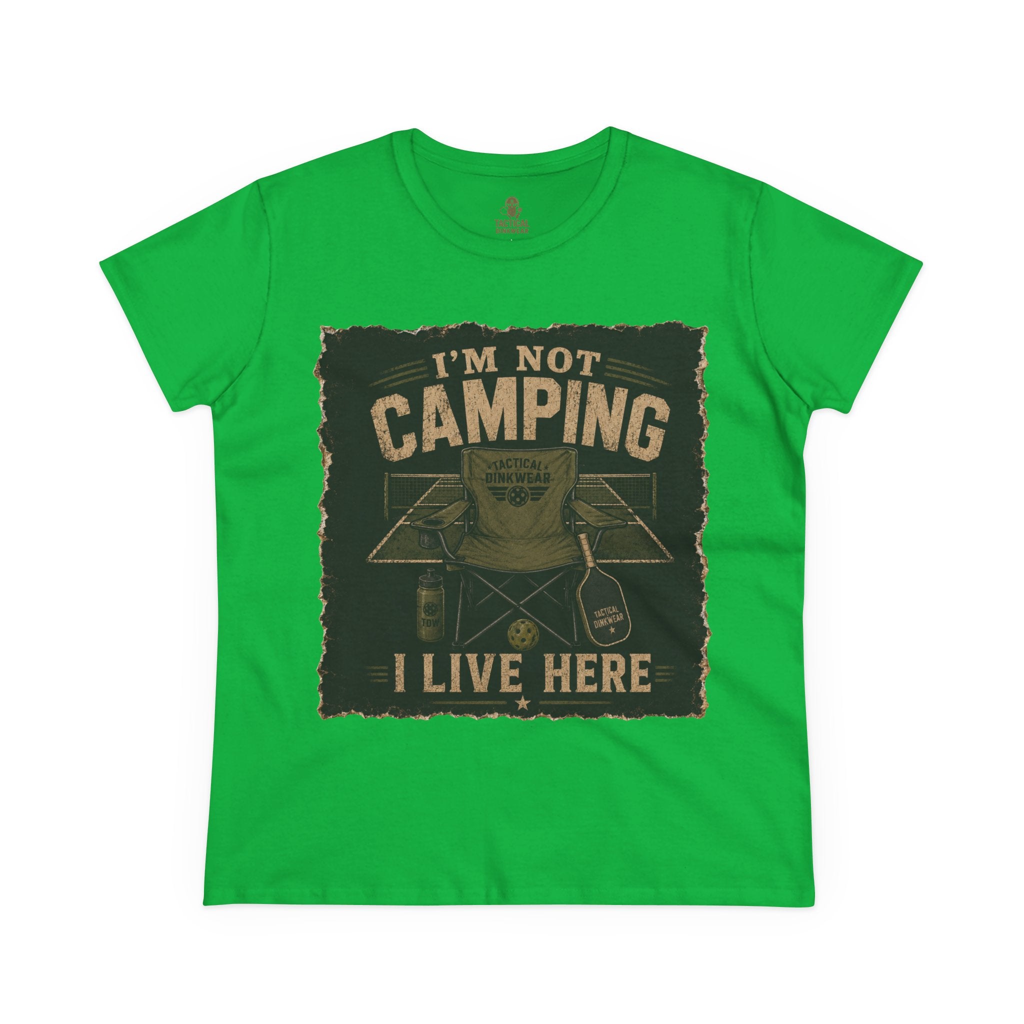 Kitchen Camper – I’m Not Camping, I Live Here Core Women’s Tee