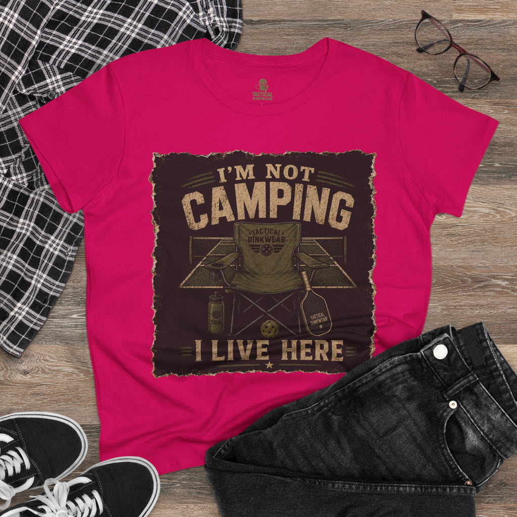 Kitchen Camper – I’m Not Camping, I Live Here Core Women’s Tee