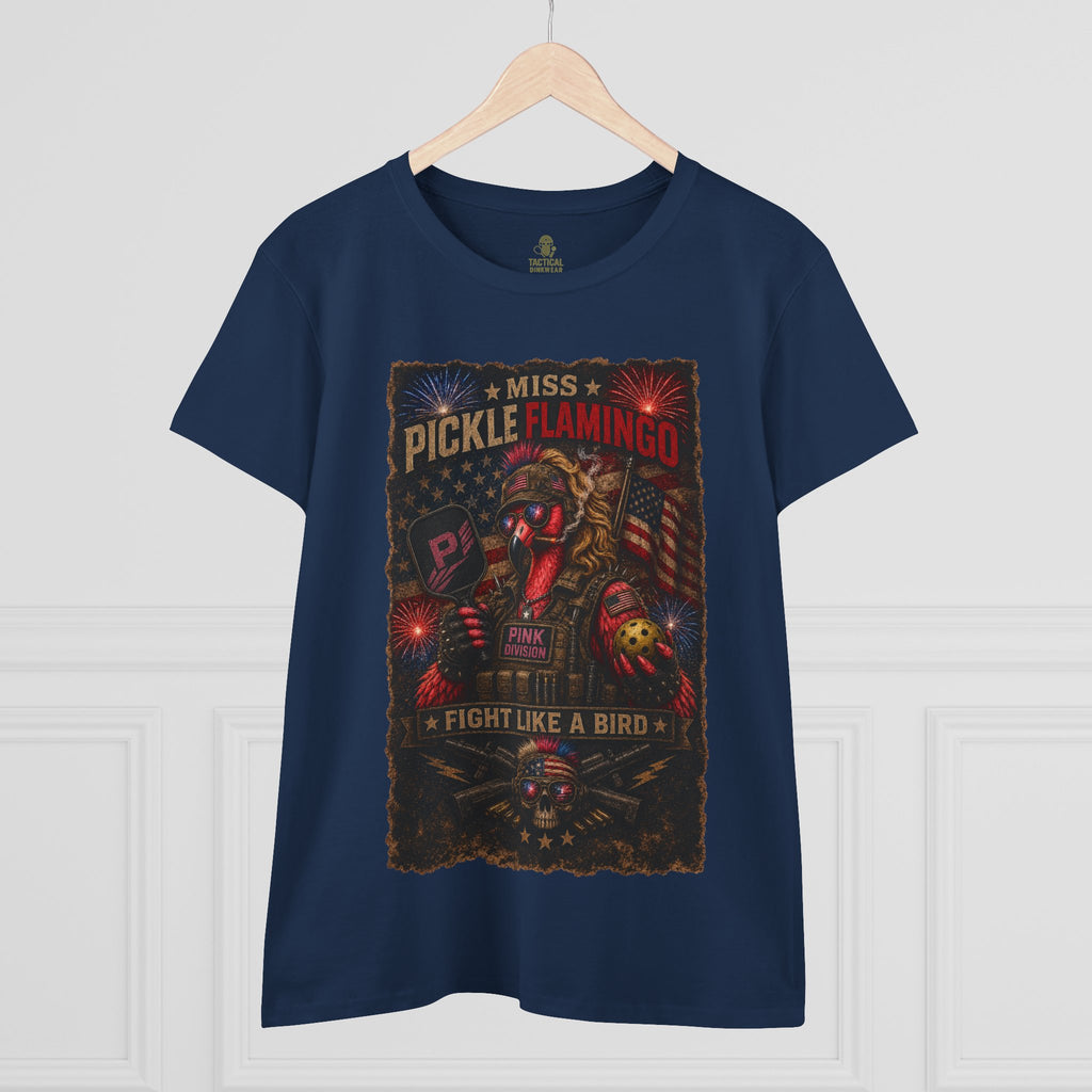 Miss Pickle Flamingo The Patriot Core Women’s Tee