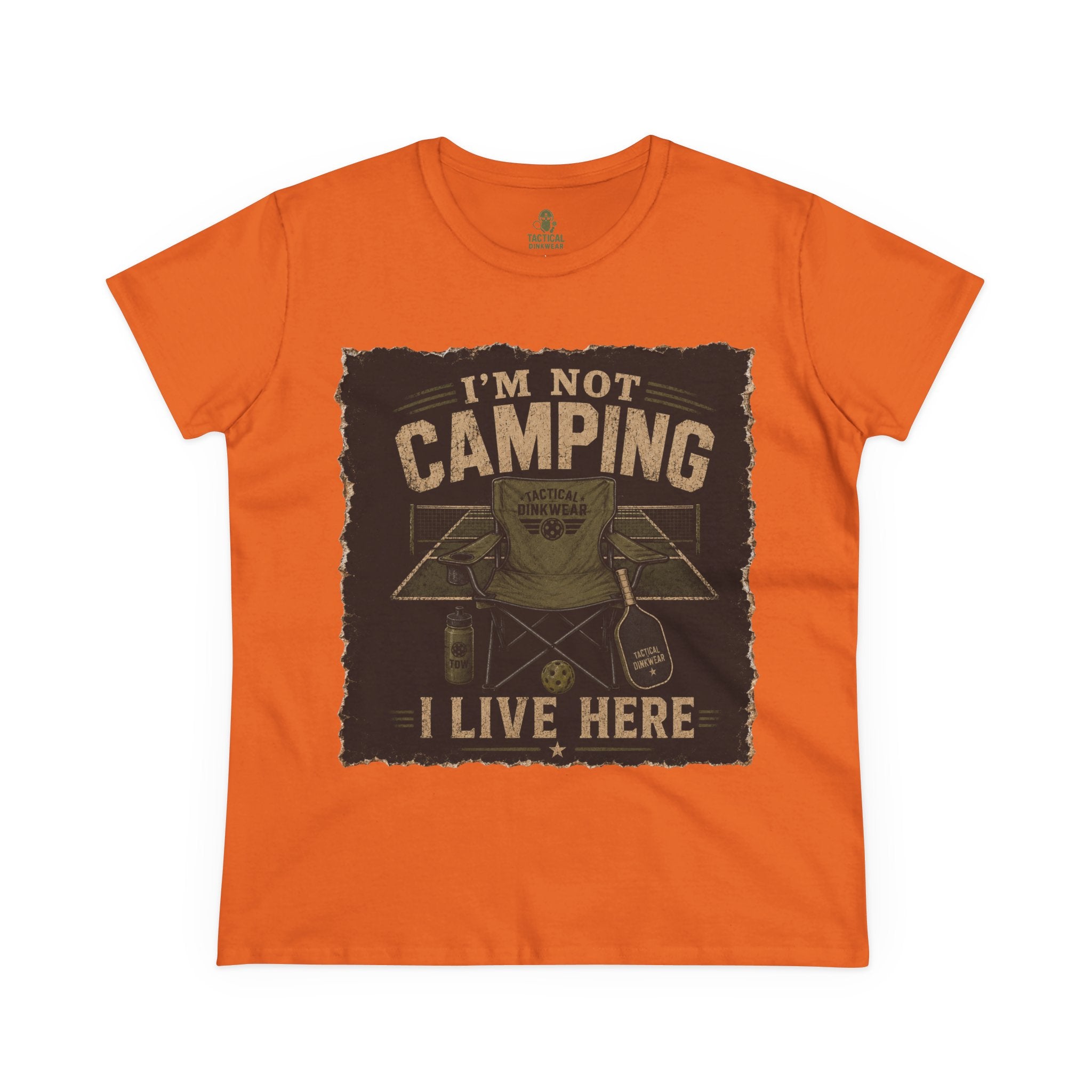 Kitchen Camper – I’m Not Camping, I Live Here Core Women’s Tee