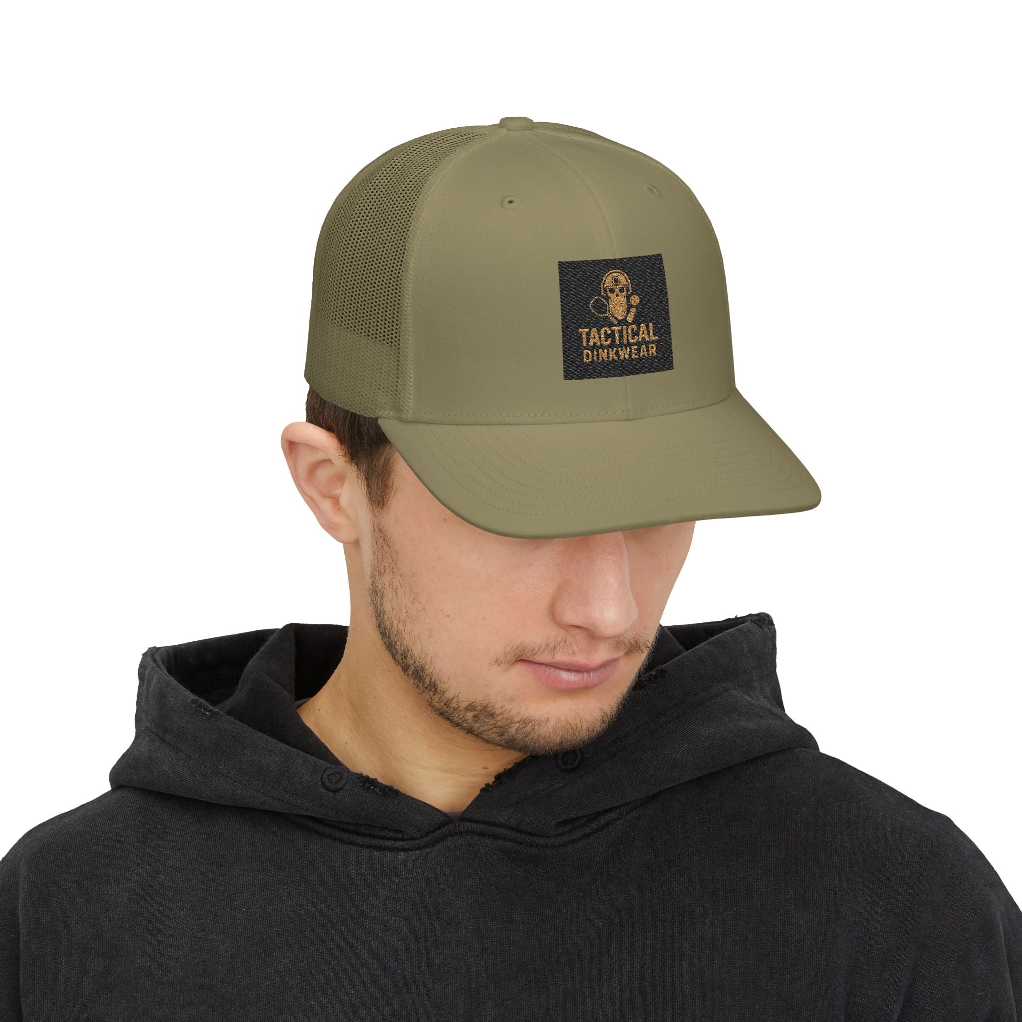 Tactical Dinkwear Snapback Trucker Cap | Military Patch Design