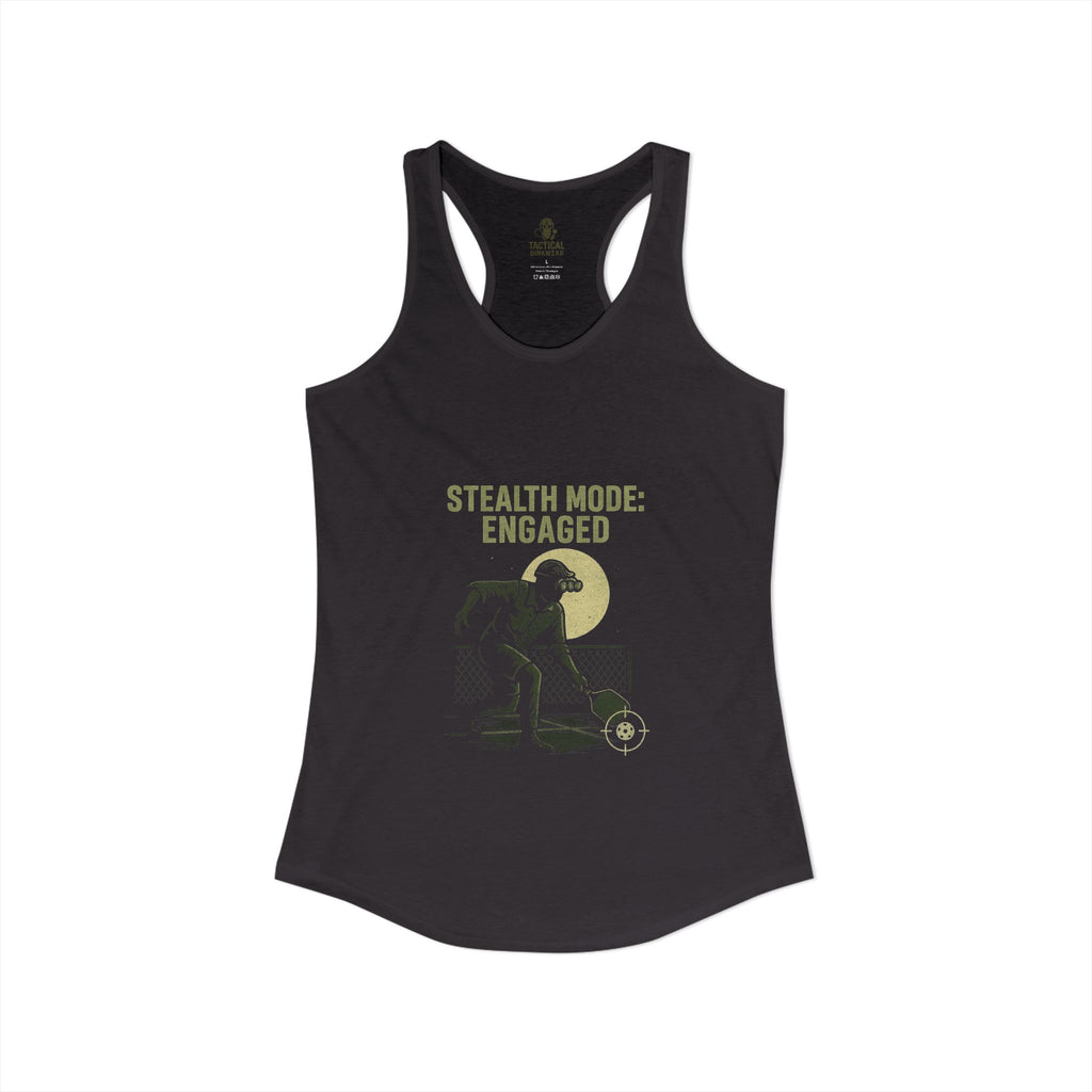 Stealth Mode Engaged Racerback Tank