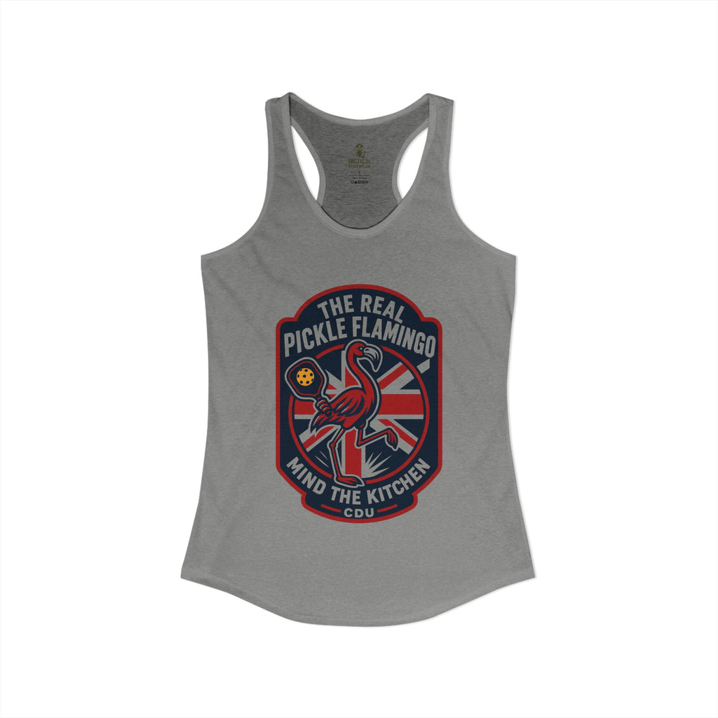 The Real Pickle Flamingo Racerback Tank