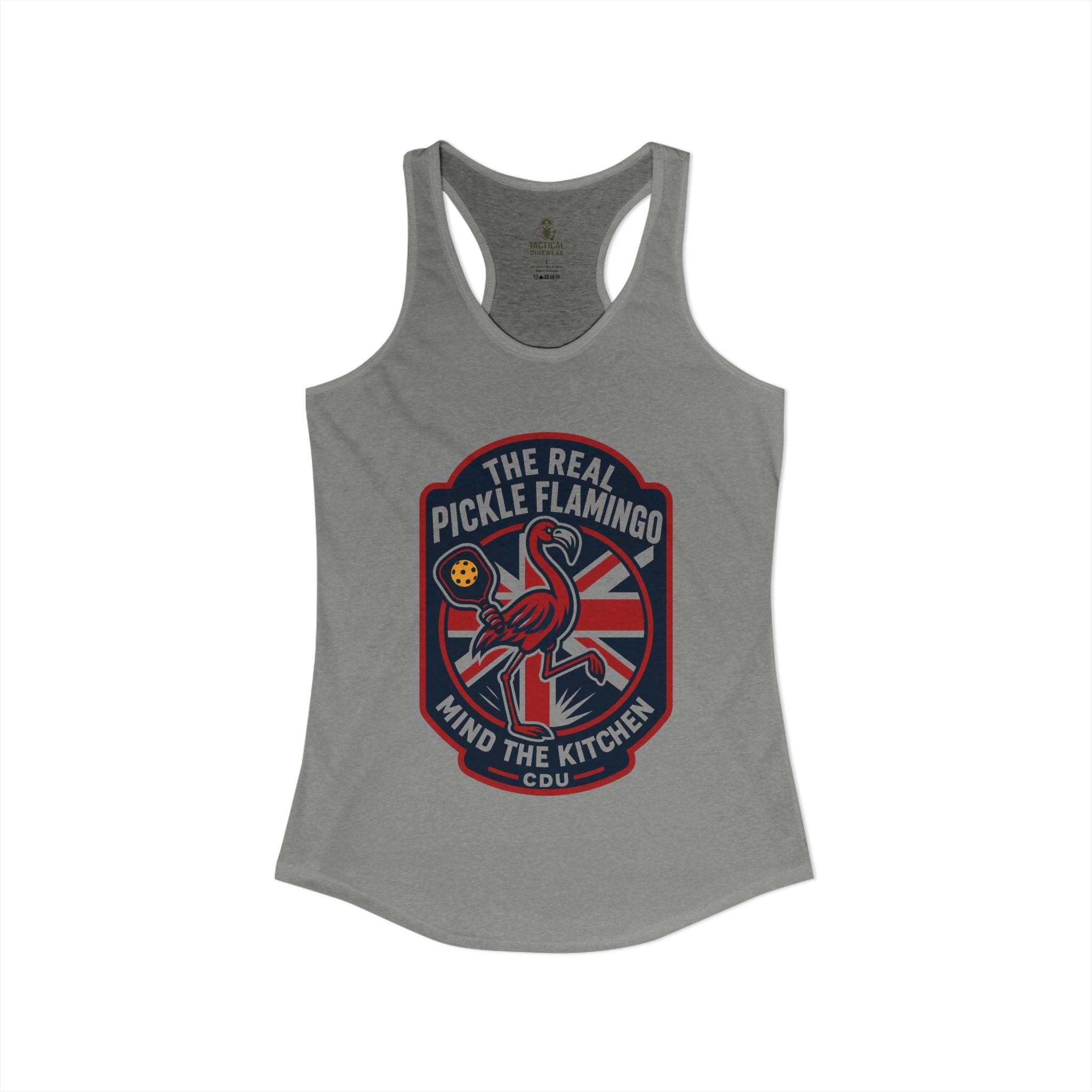 The Real Pickle Flamingo Racerback Tank