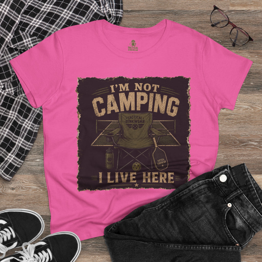 Kitchen Camper – I’m Not Camping, I Live Here Core Women’s Tee