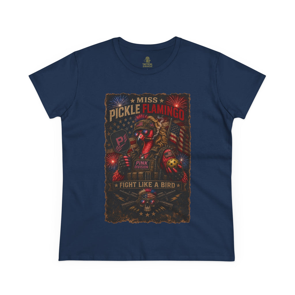Miss Pickle Flamingo The Patriot Core Women’s Tee