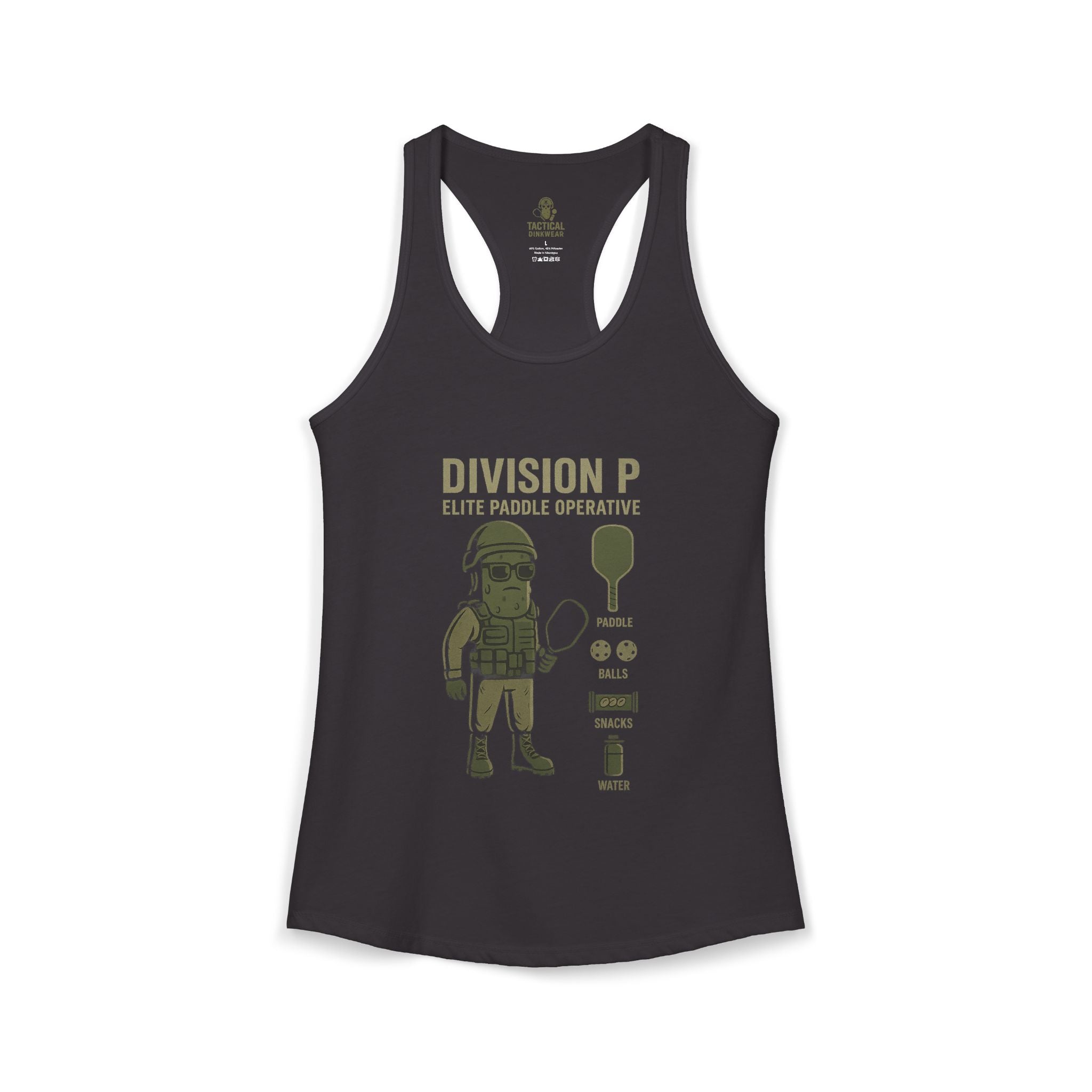 DIVISION P Elite Paddle Operator Racerback Tank