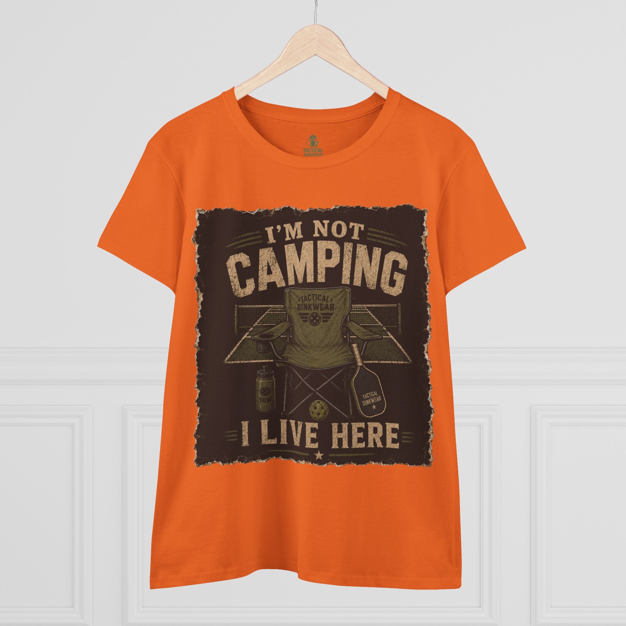 Kitchen Camper – I’m Not Camping, I Live Here Core Women’s Tee