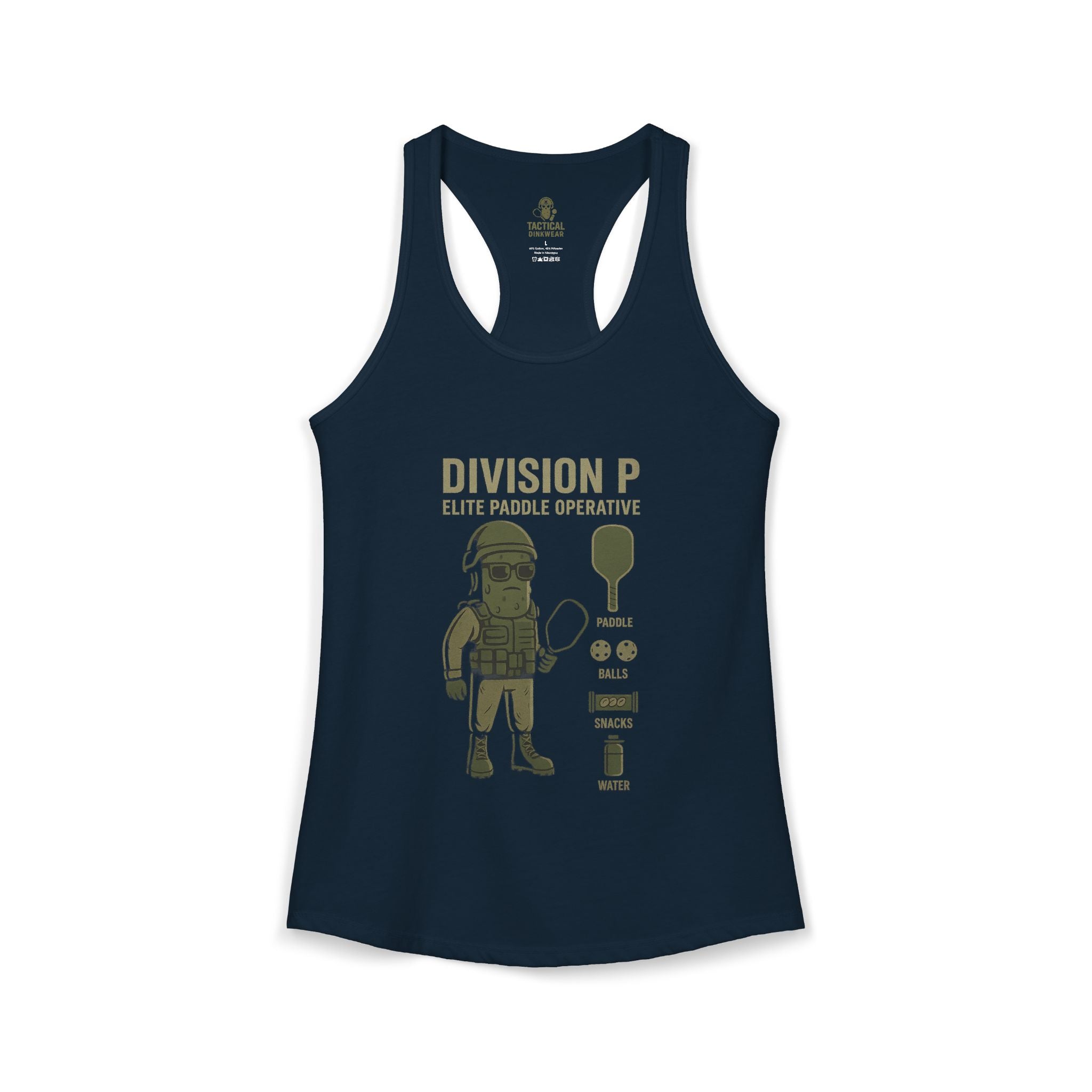DIVISION P Elite Paddle Operator Racerback Tank
