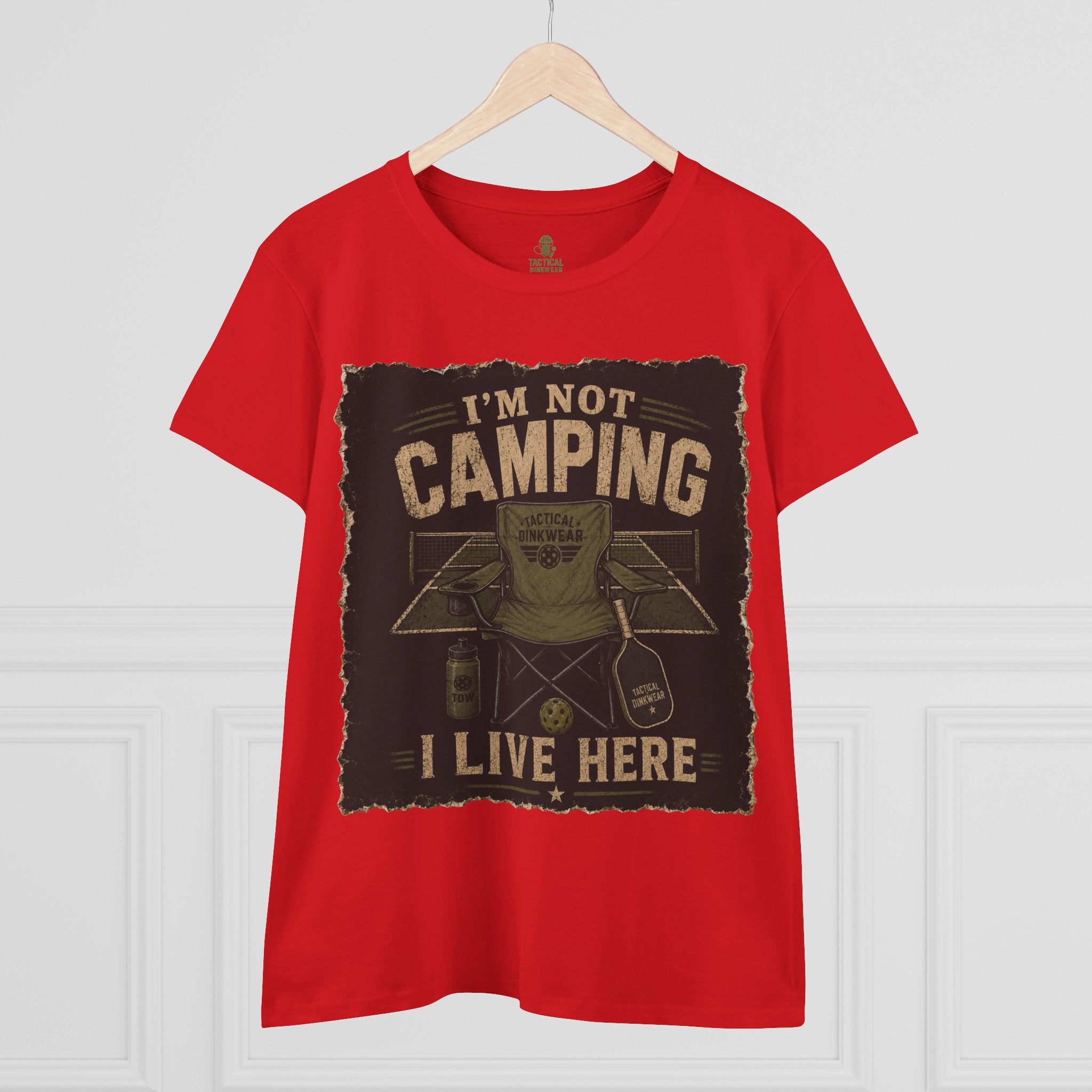 Kitchen Camper – I’m Not Camping, I Live Here Core Women’s Tee