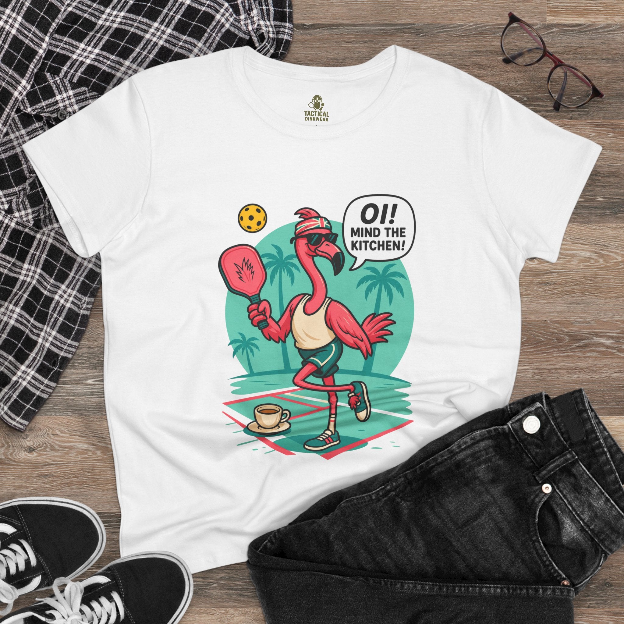 The Real Pickle Flamingo Core Women’s Tee