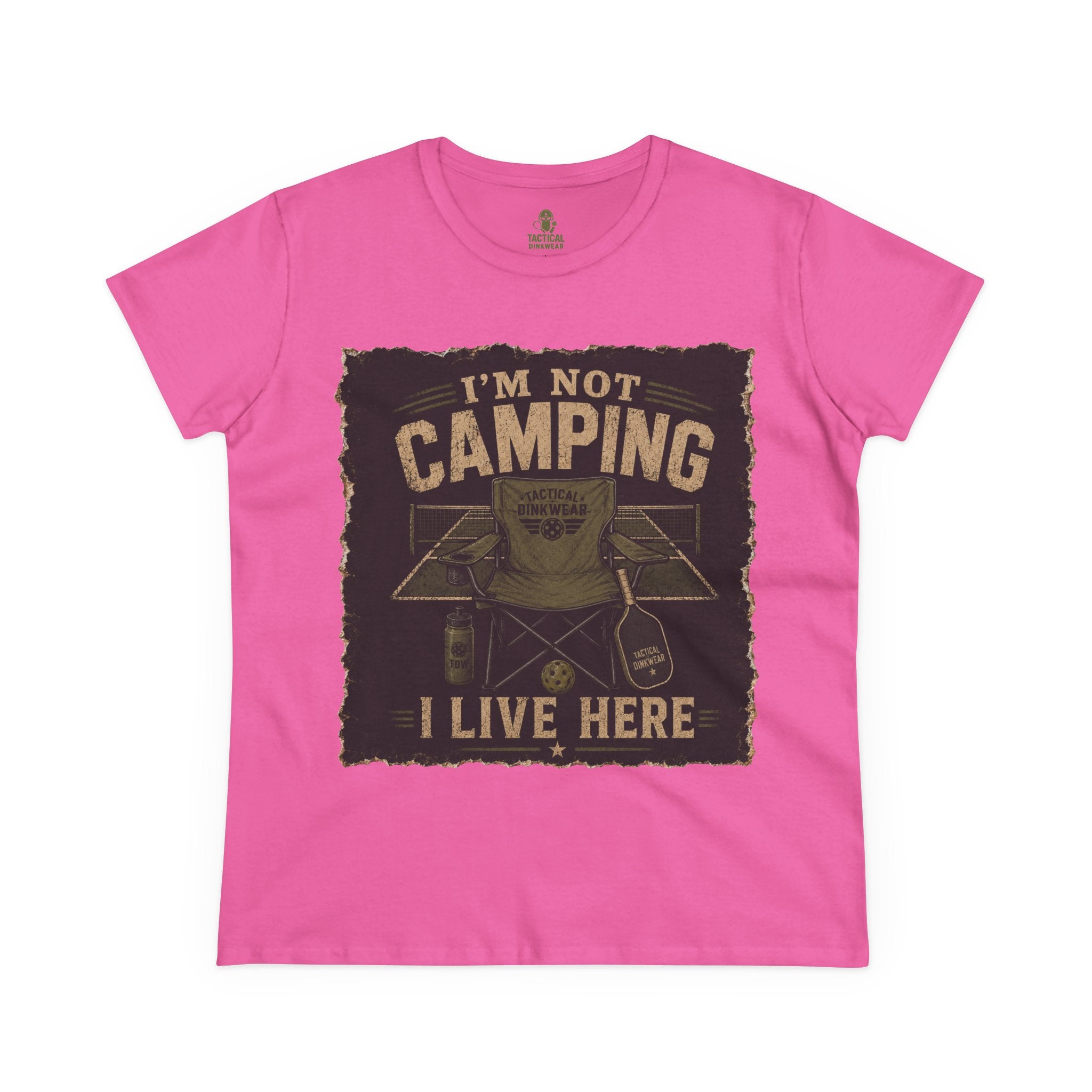 Kitchen Camper – I’m Not Camping, I Live Here Core Women’s Tee