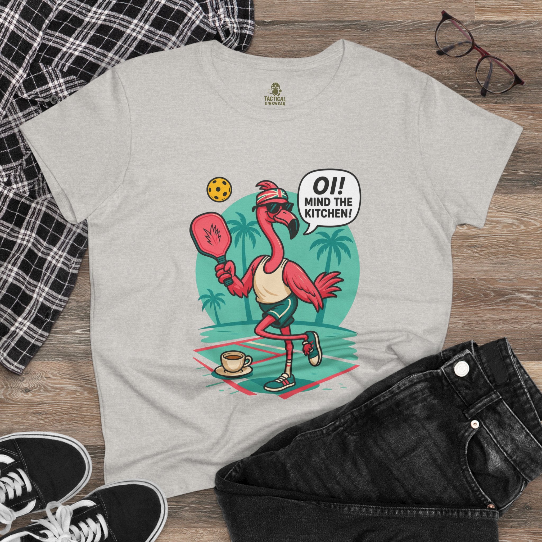The Real Pickle Flamingo Core Women’s Tee